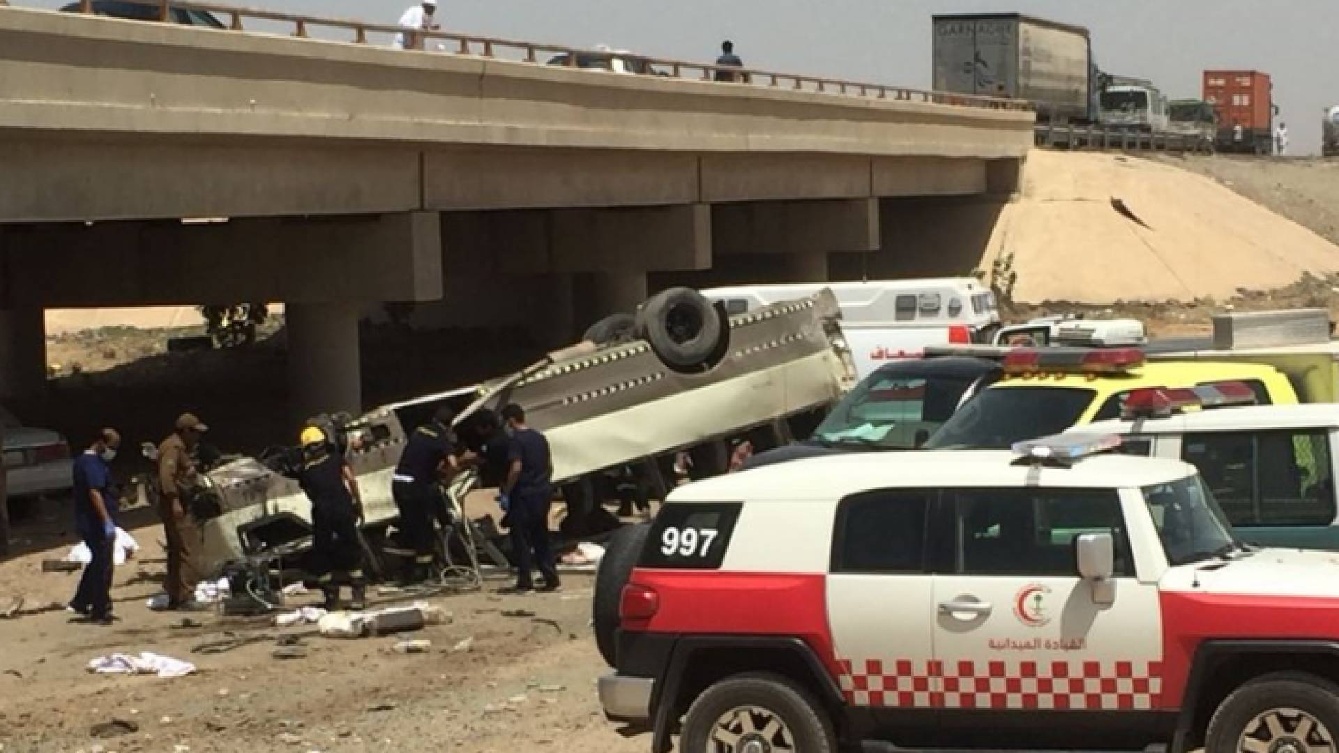 صورة من موقع الحادث