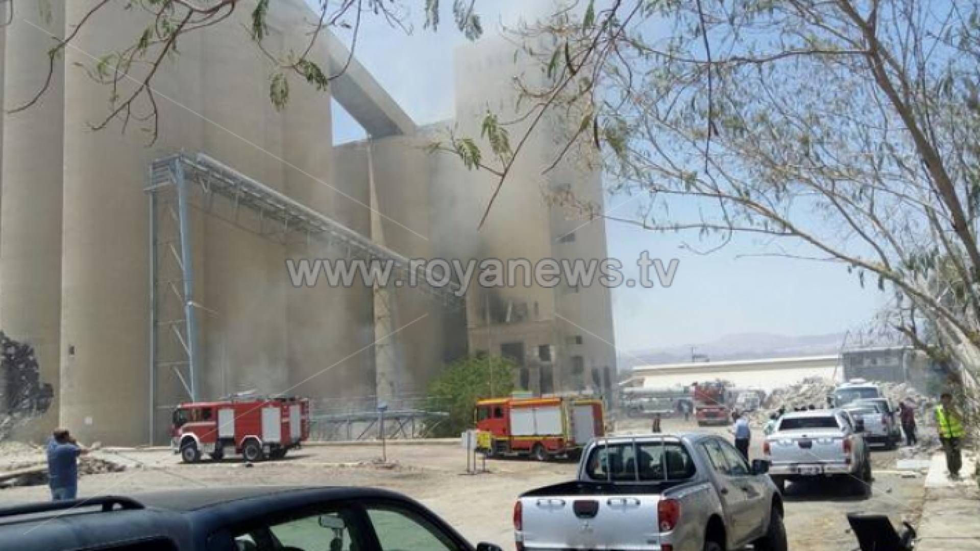 صورة موقع الحريق