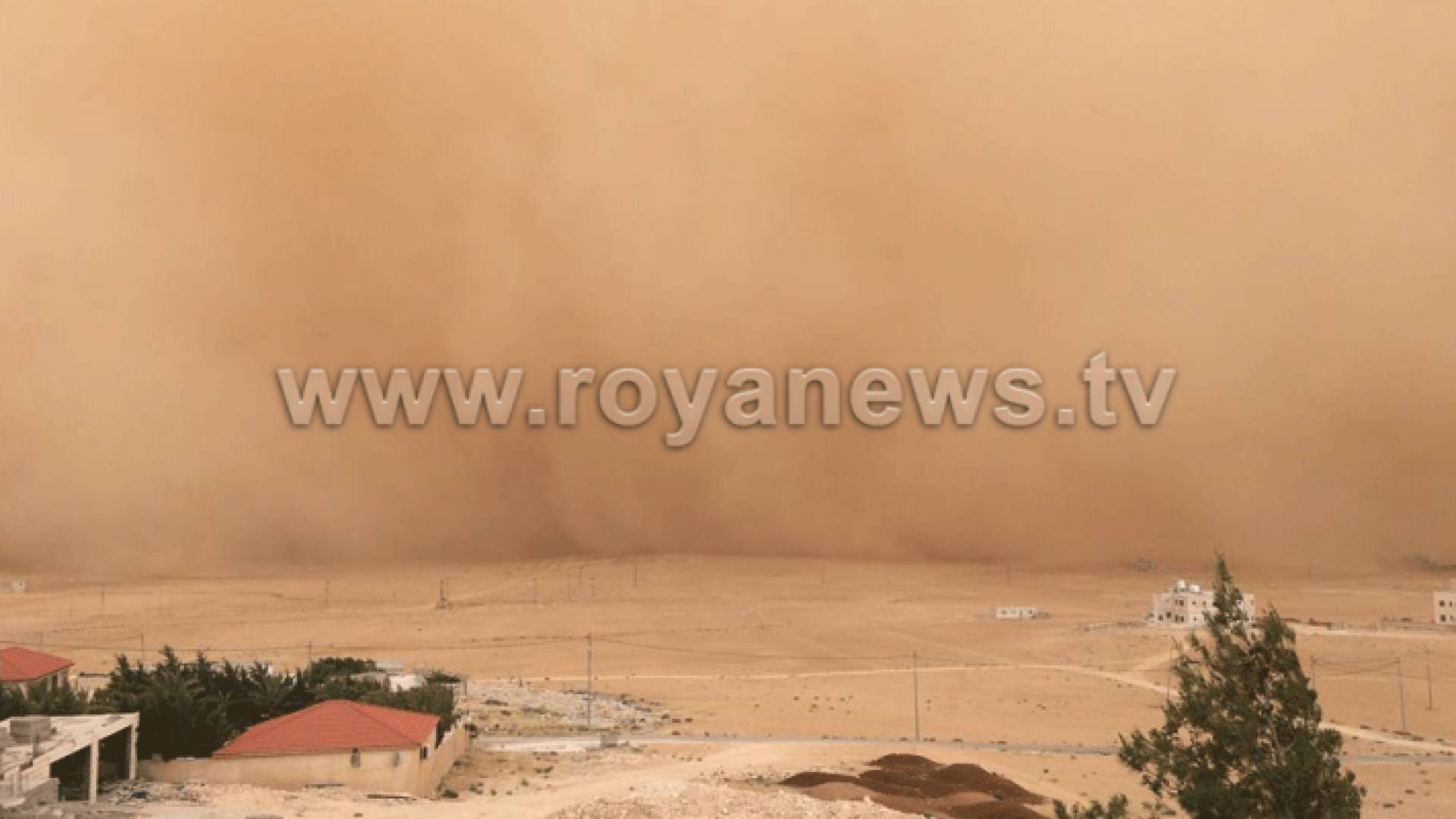 الأمن العام يعلن حالة الطرق المتأثرة بالعاصفة الرملية