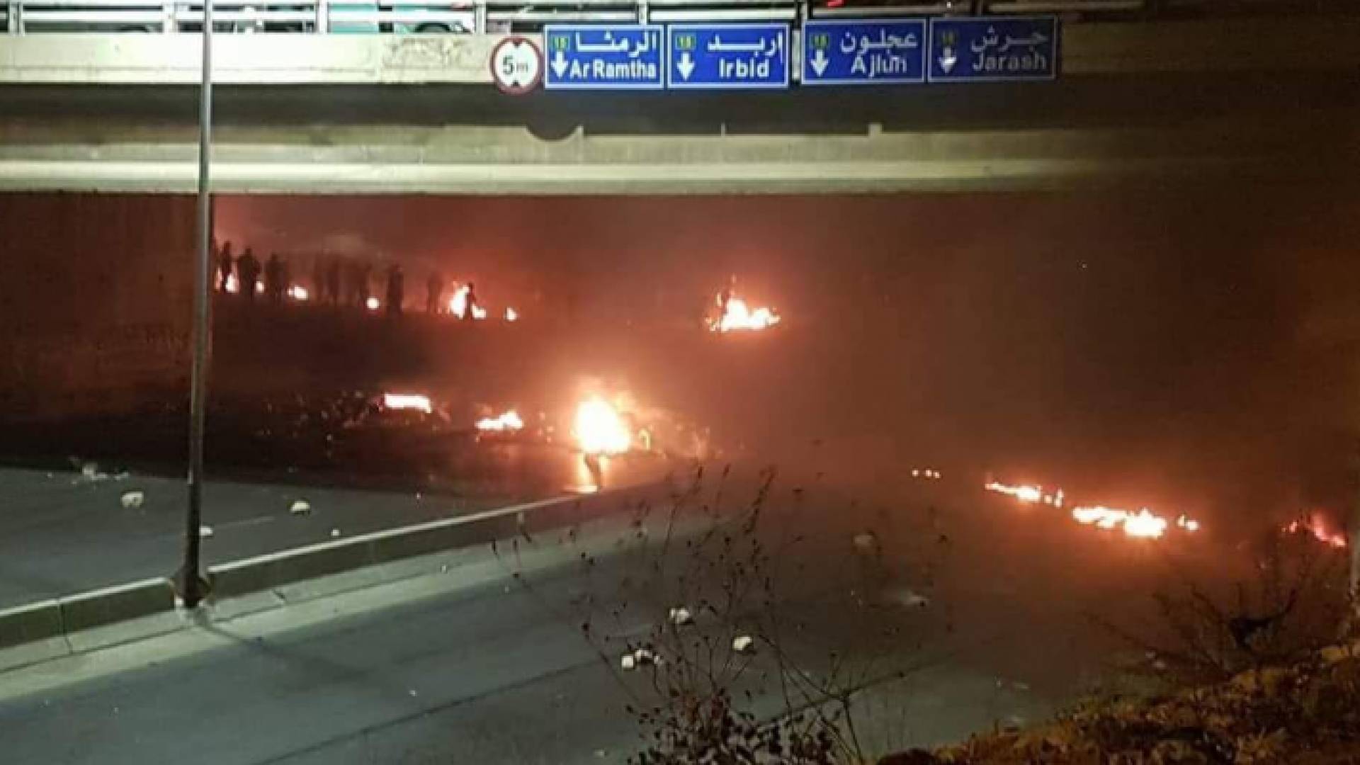 طريق اربد عمان