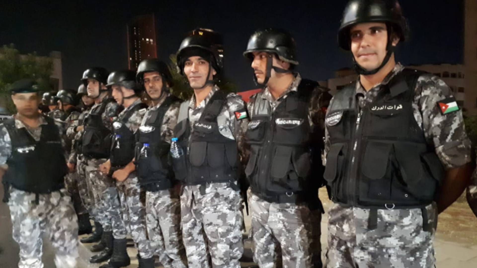 تواجد أمني الدوار الرابع