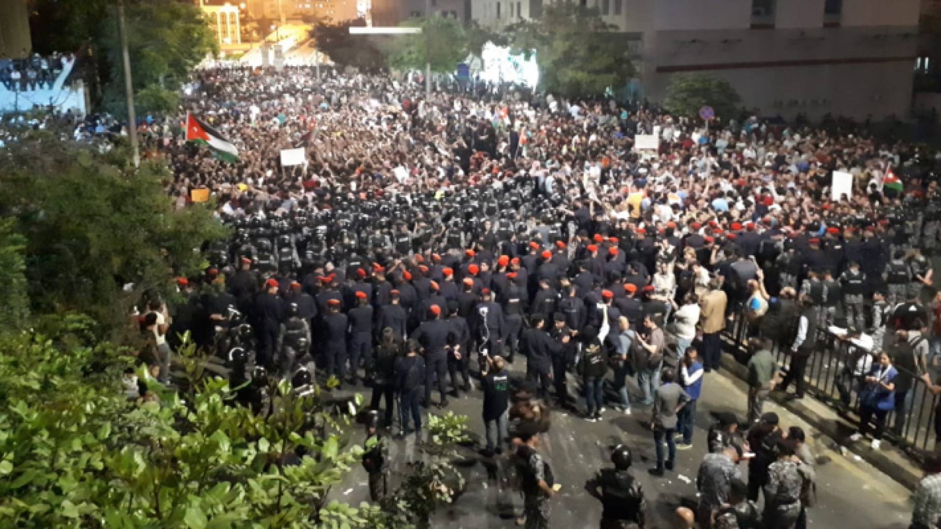 من اعتصام الدوار الرابع