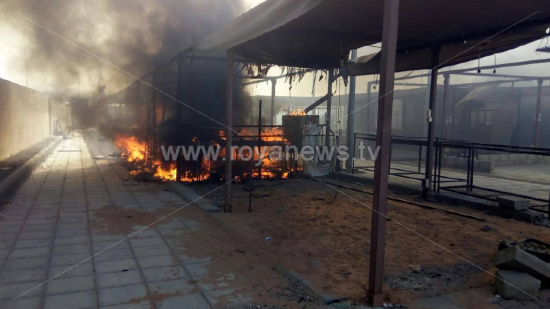 صورة من الحريق