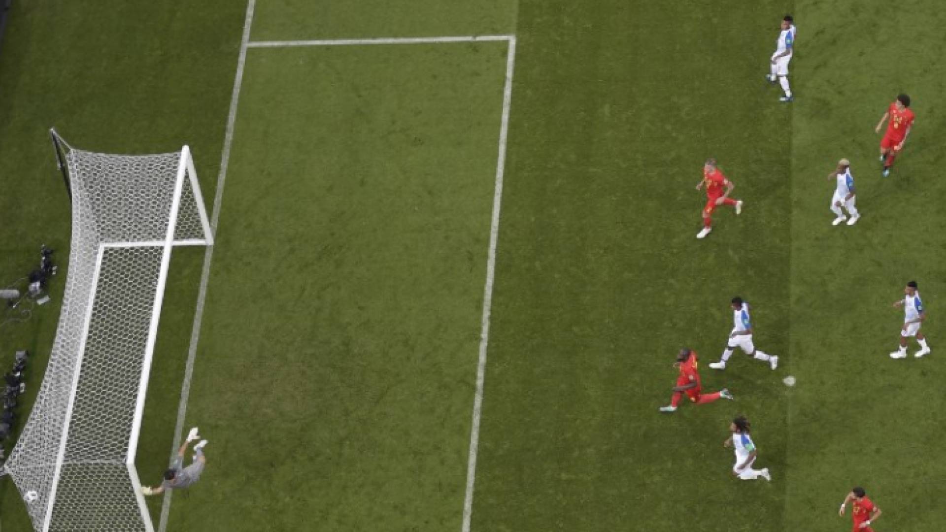 جانب من المباراة