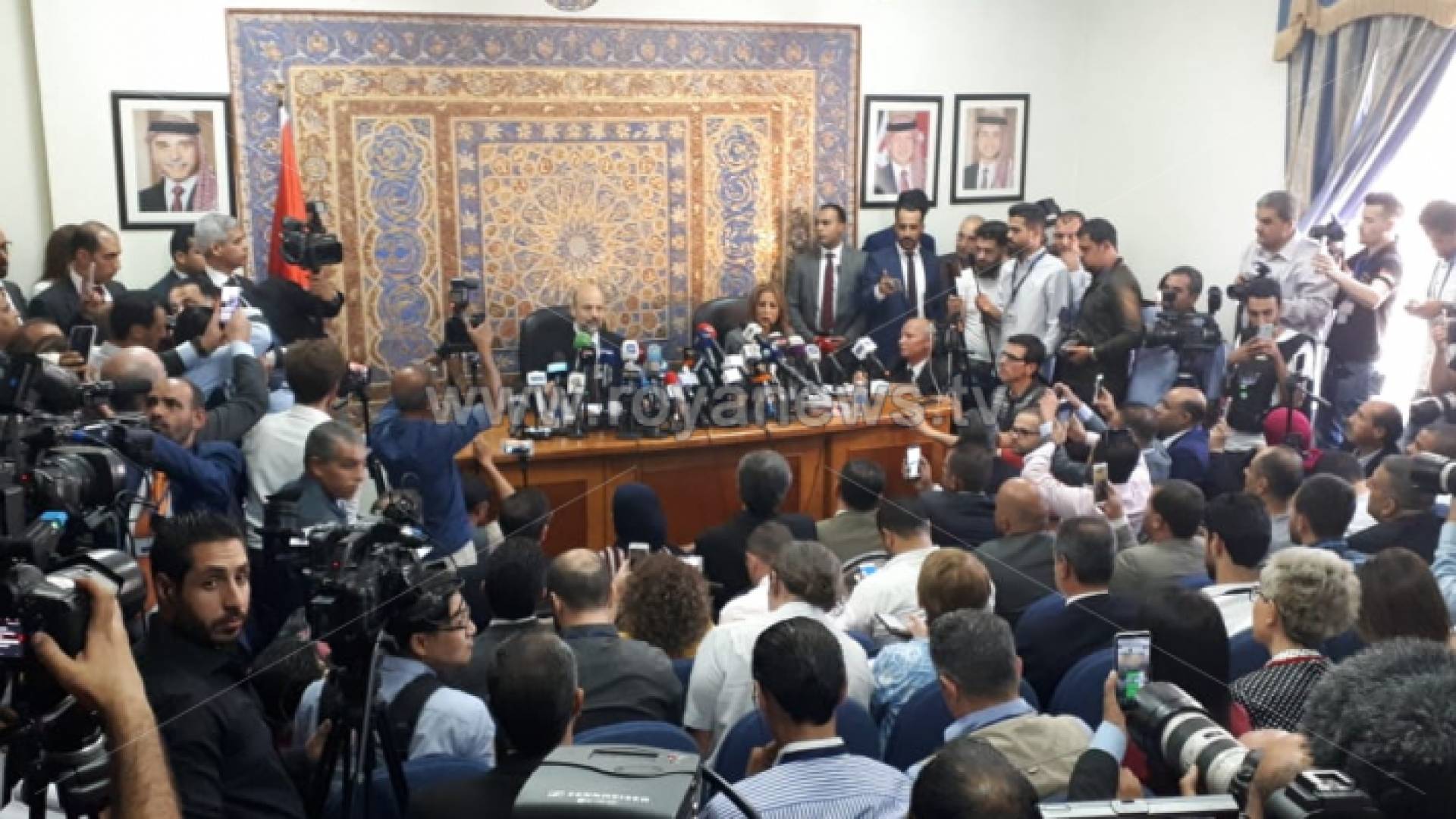 جانب من المؤتمر الصحفي