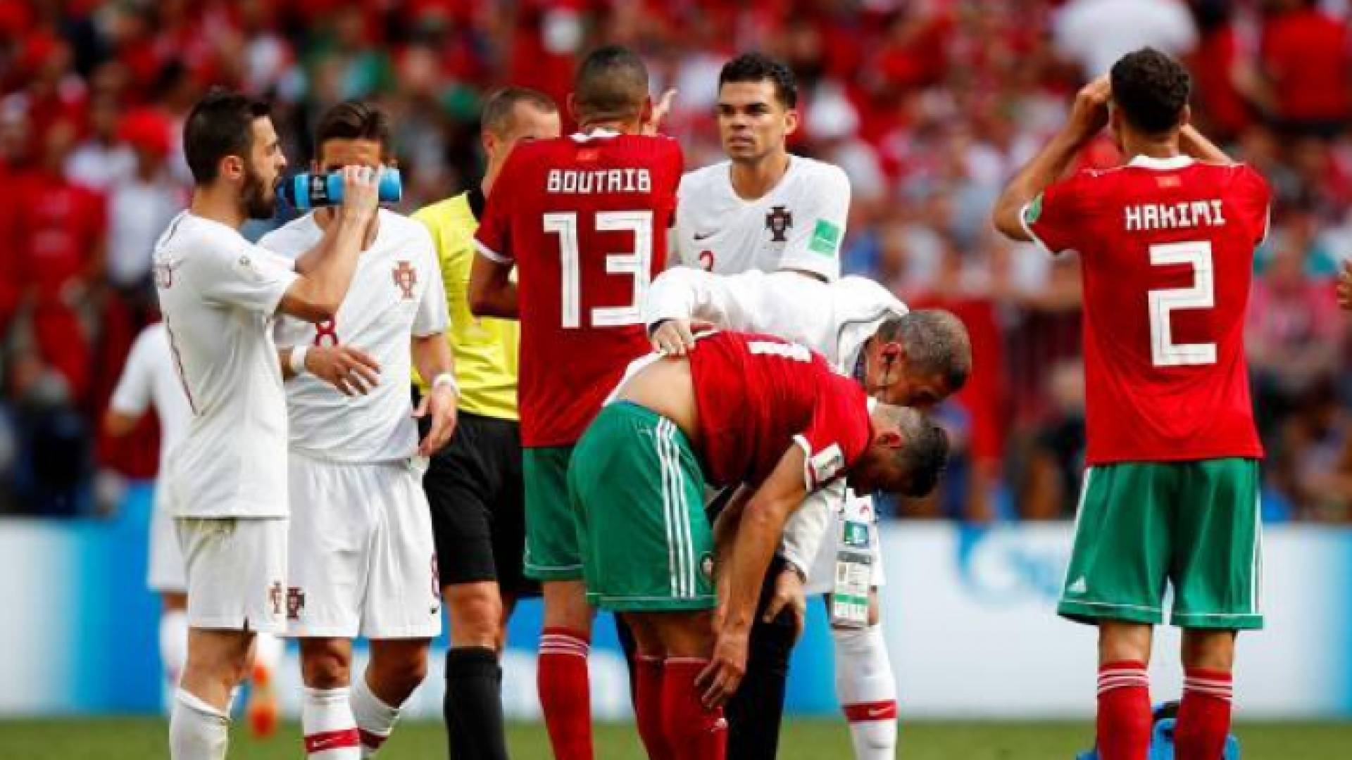 صورة من المباراة