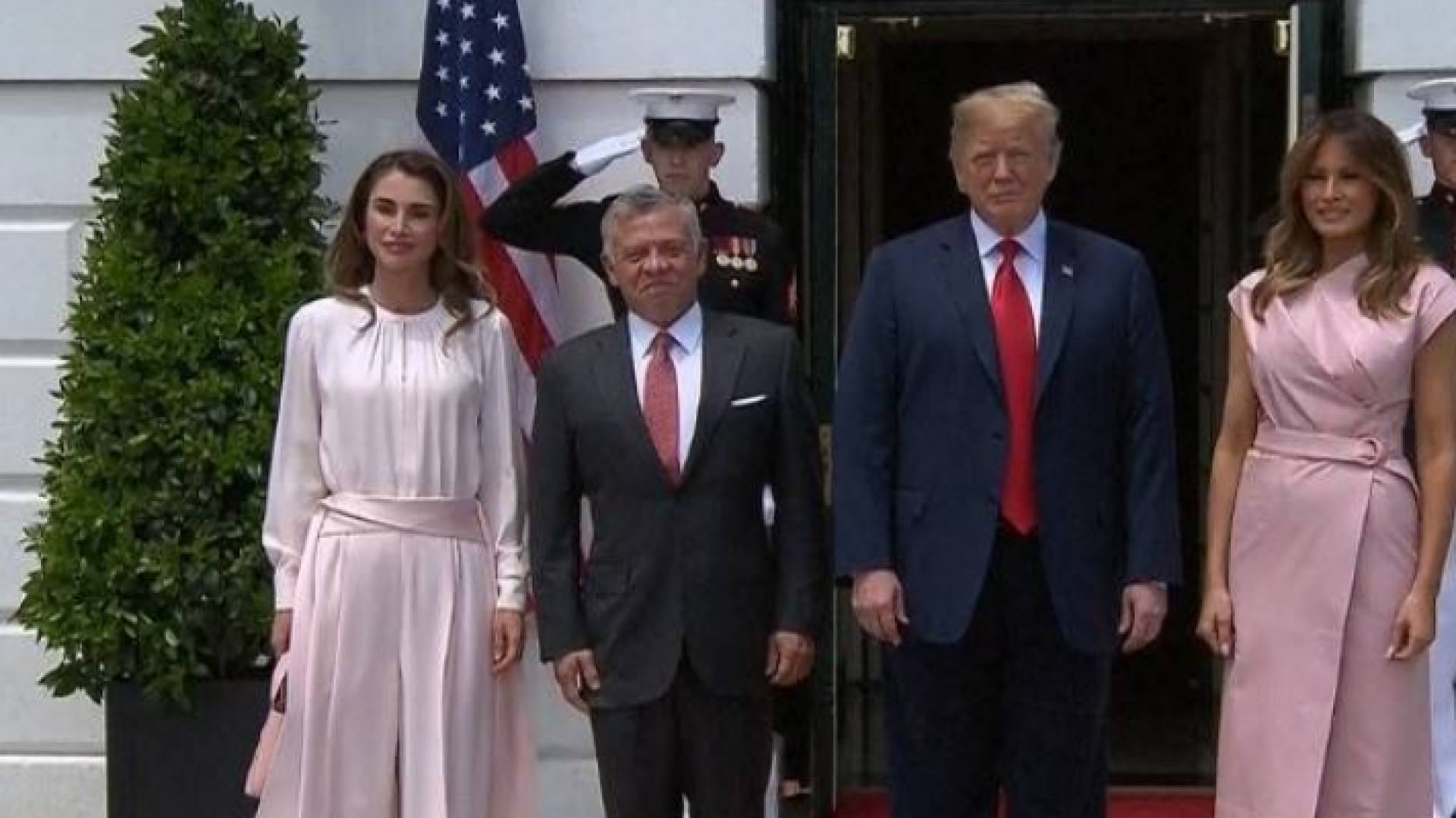 جلالة الملك عبدالله الثاني يصل البيت الأبيض