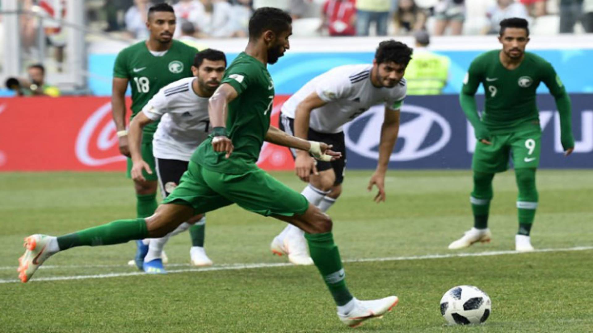 جانب من المباراة