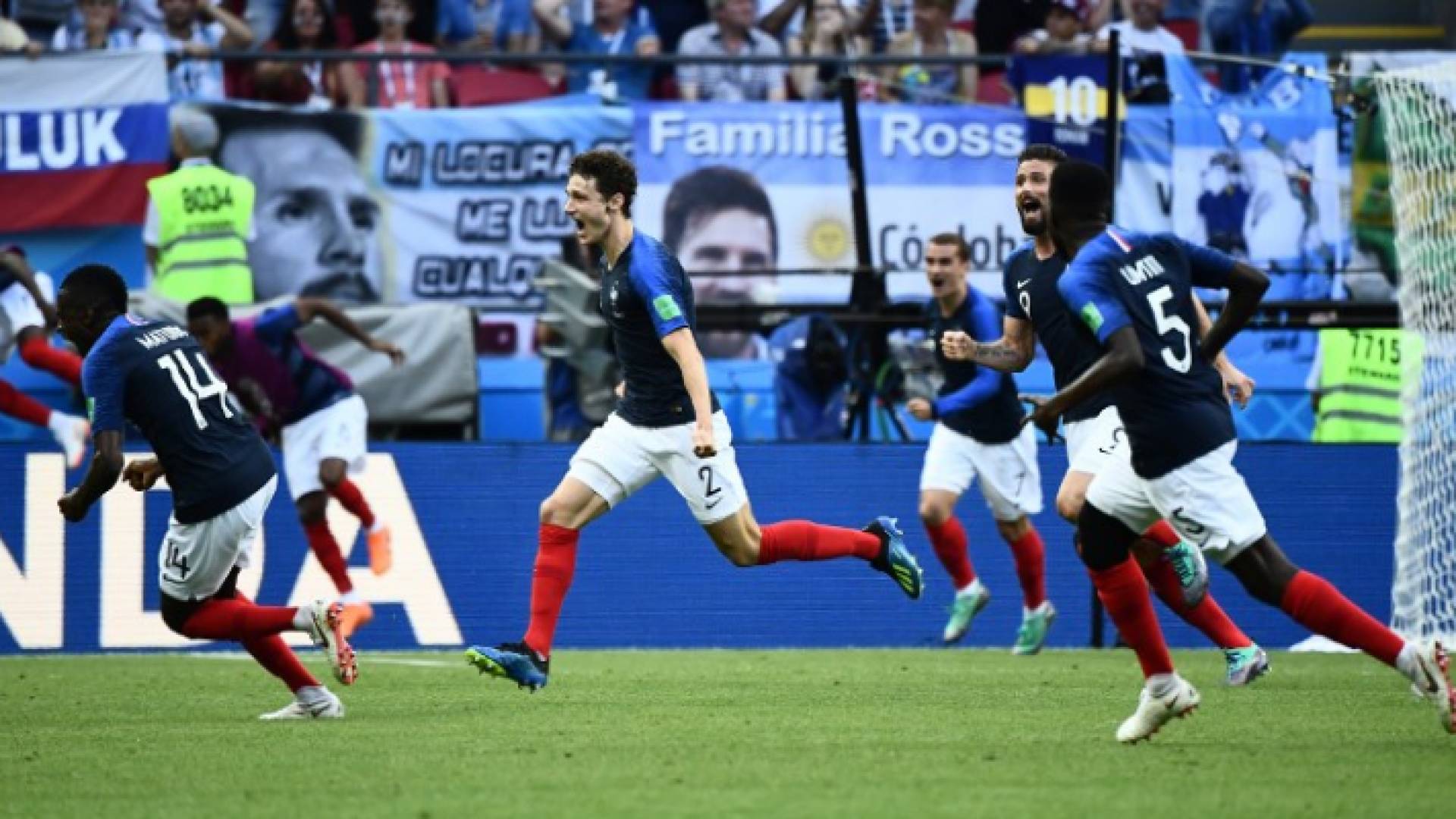 جانب من المباراة