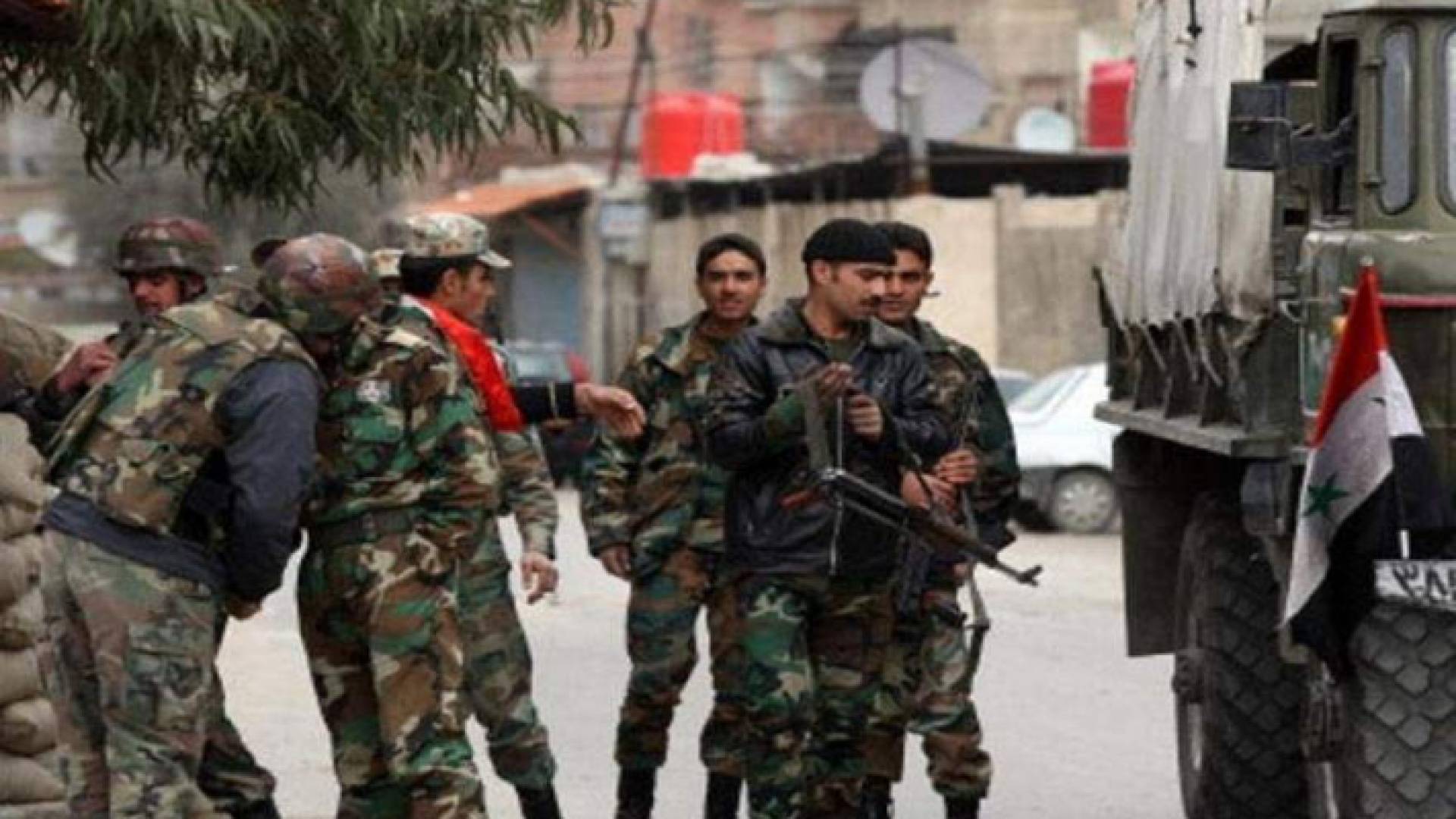 عناصر من الجيش السوري والايراني