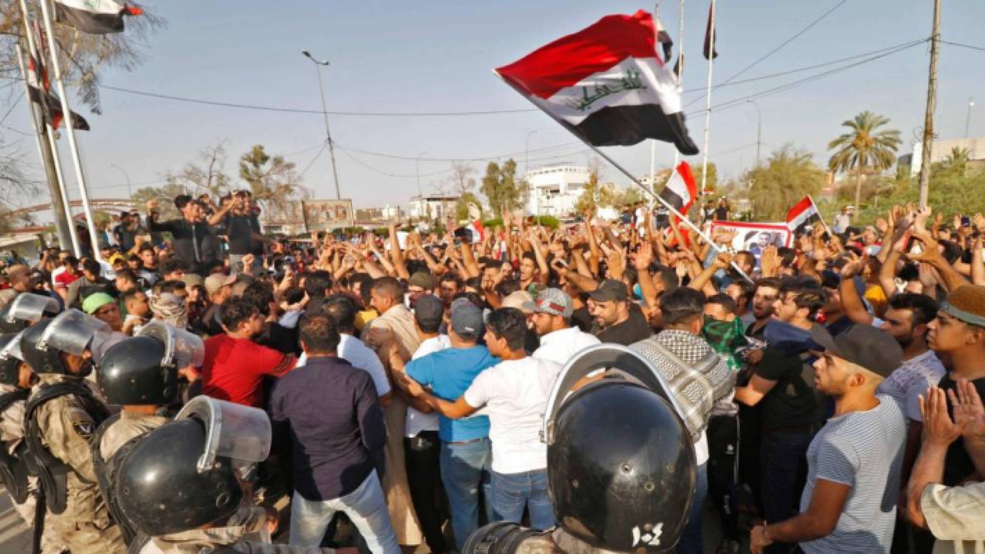 الصورة من الاحتجاجات