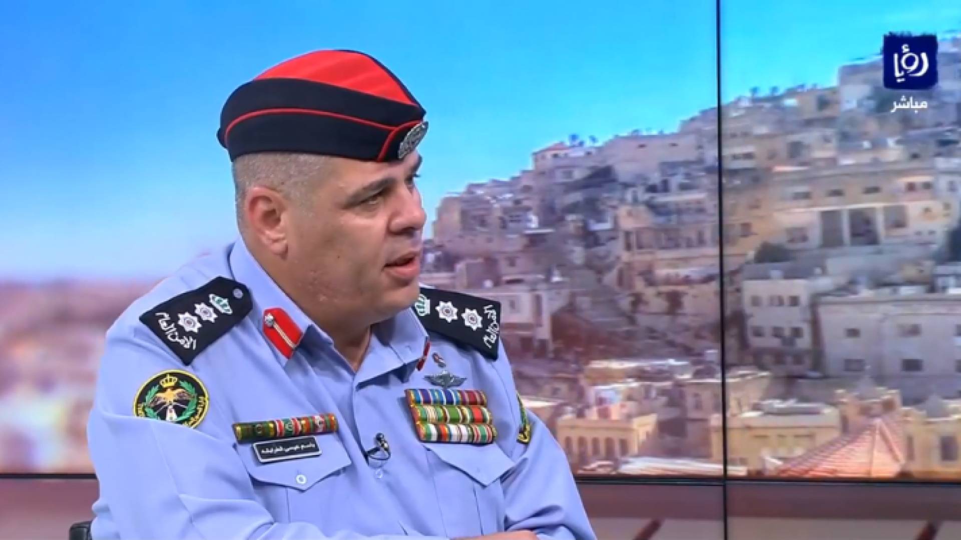 نائب مدير إدارة السير المركزية العقيد باسم الخرابشة