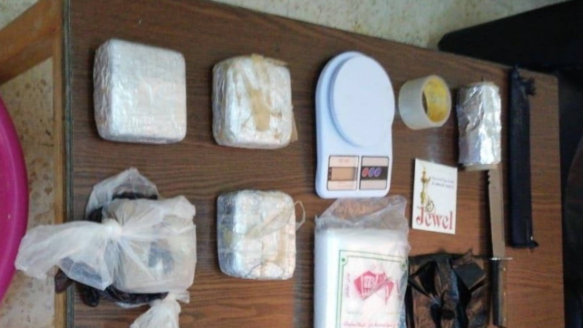 جانب من المضبوطات