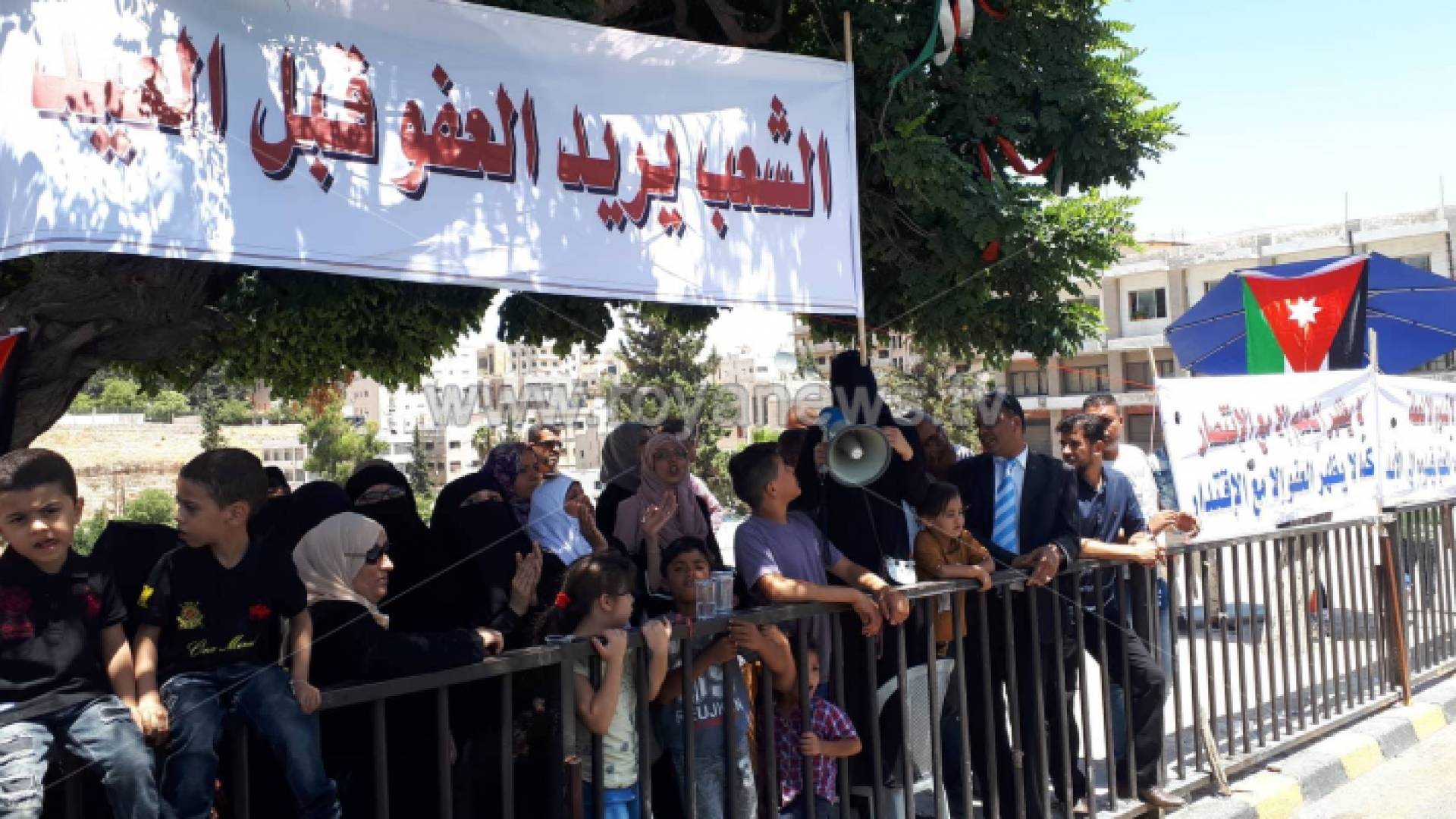 جانب من الوقفة