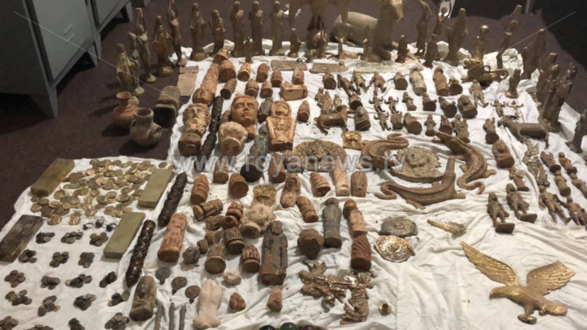 جانب من المضبوطات