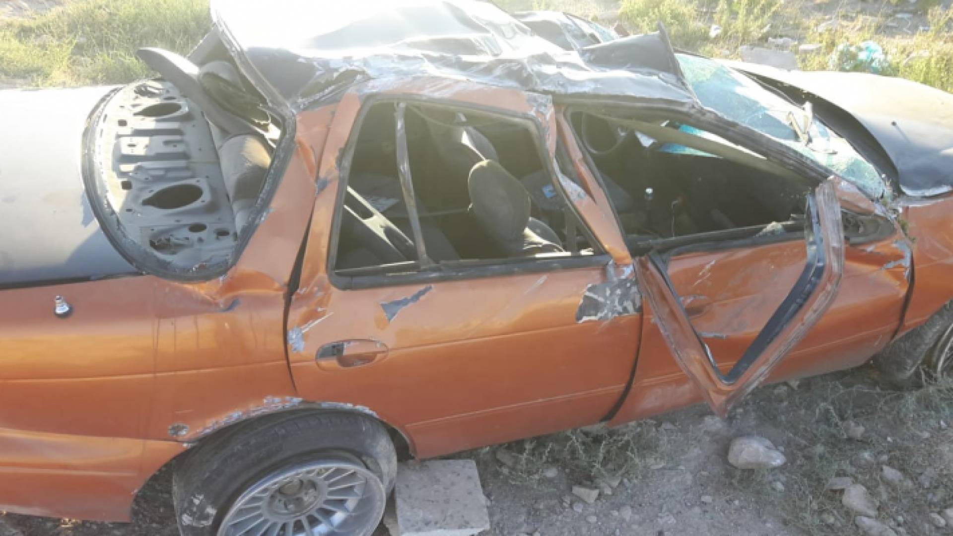 صورة من حادث الزرقاء