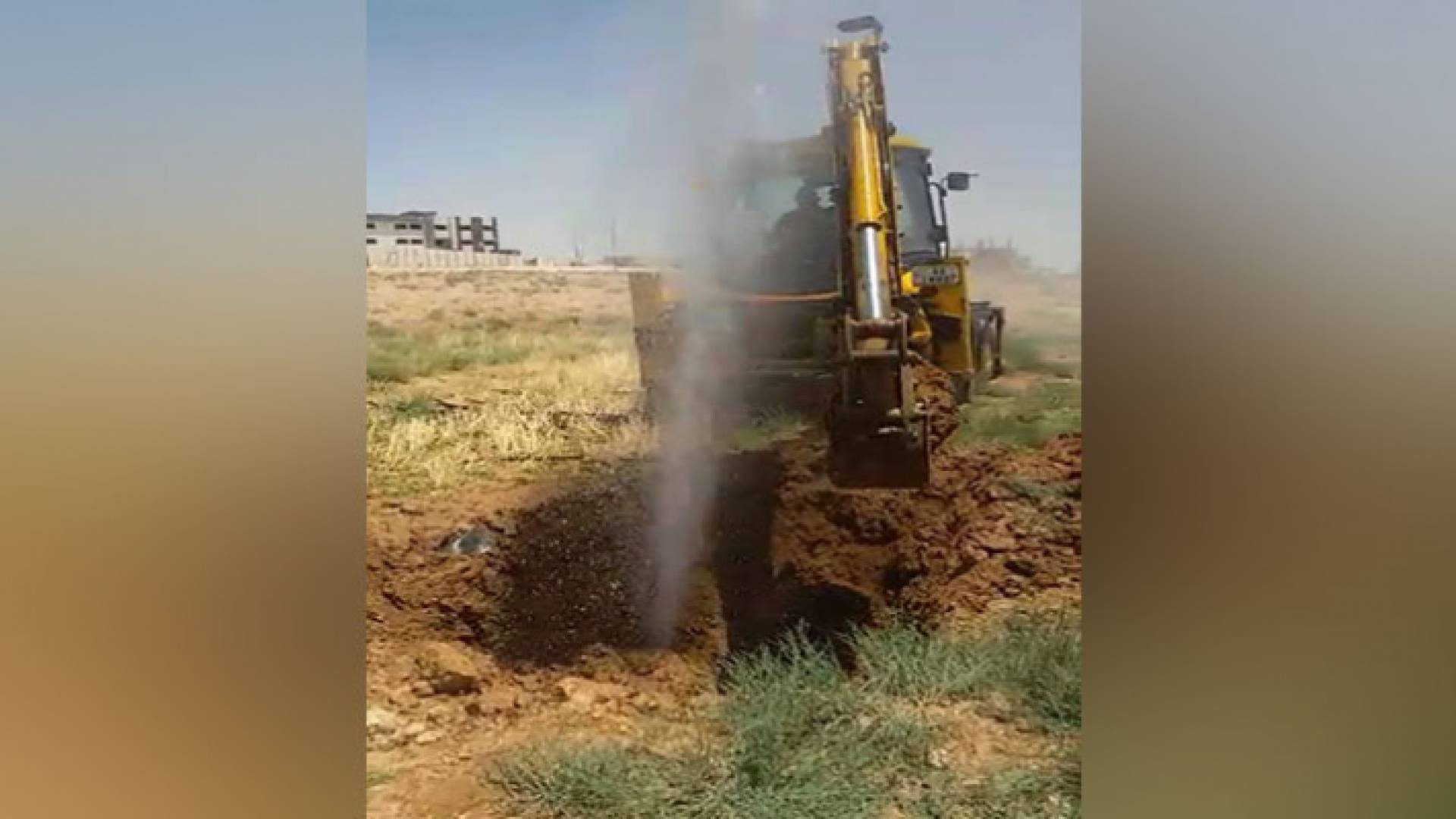 جانب من المداهمة على احد الابار