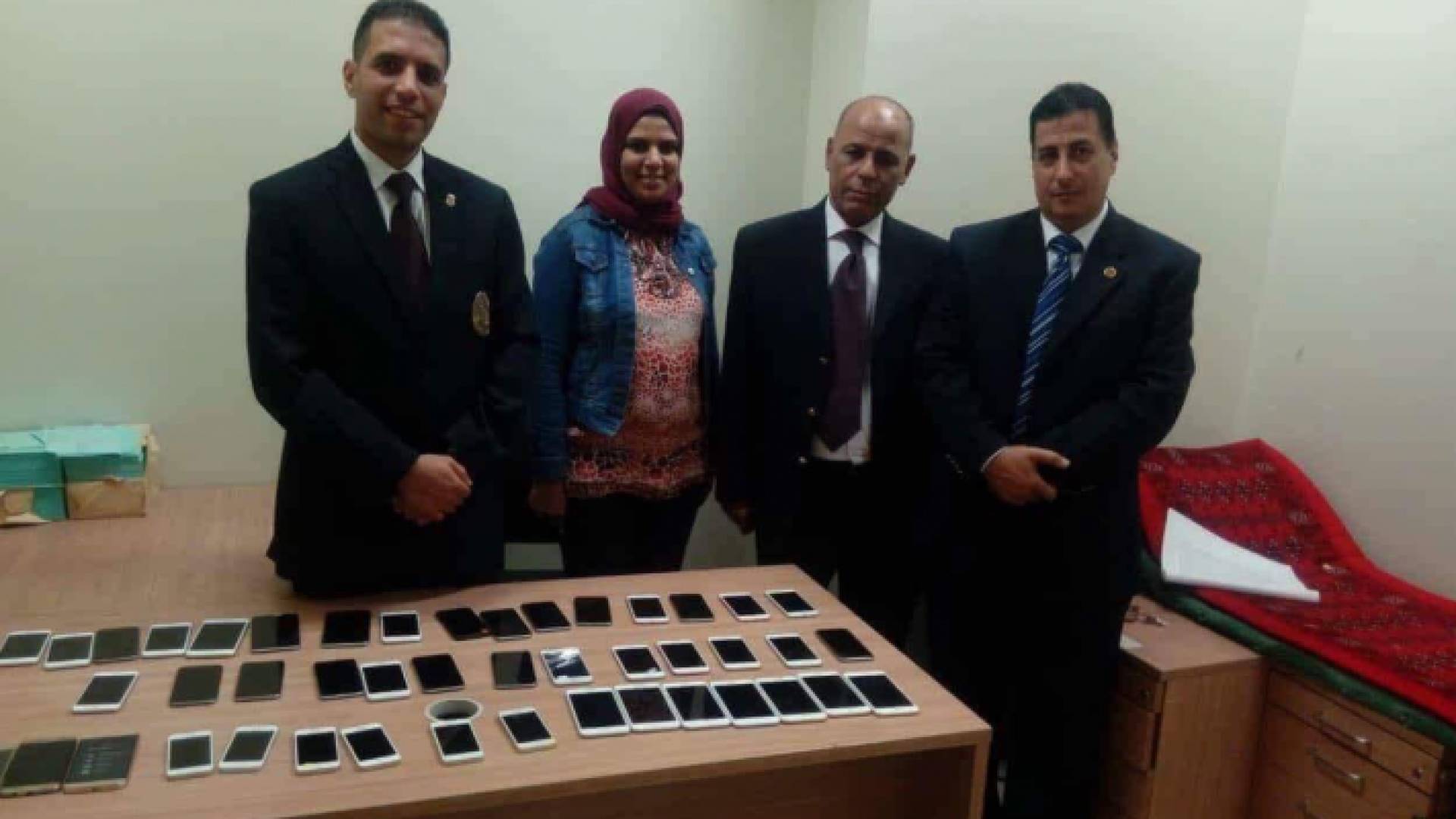 الصورة لسلطات الجمارك المصرية