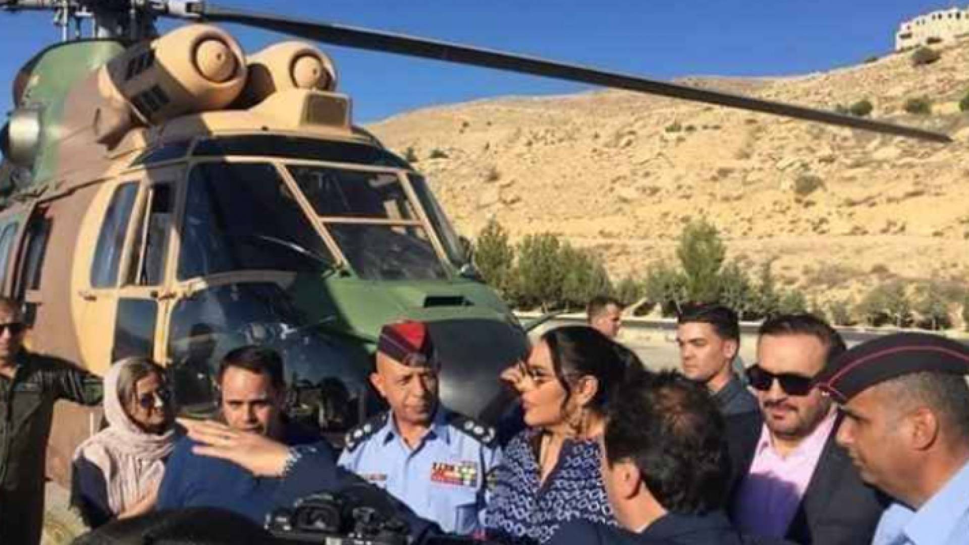 نقل أحلام بطائرة عسكرية من جرش الى البترا