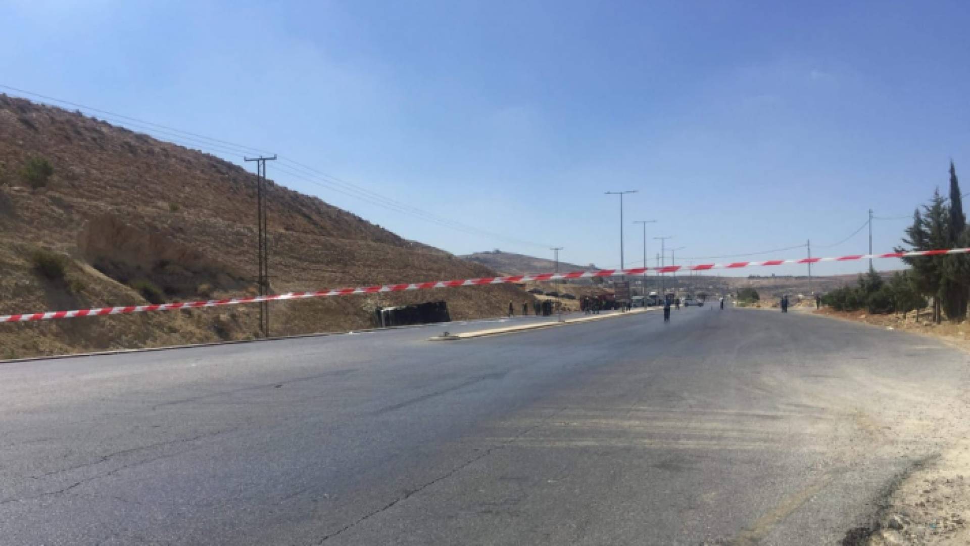 إغلاق في شارع الاردن