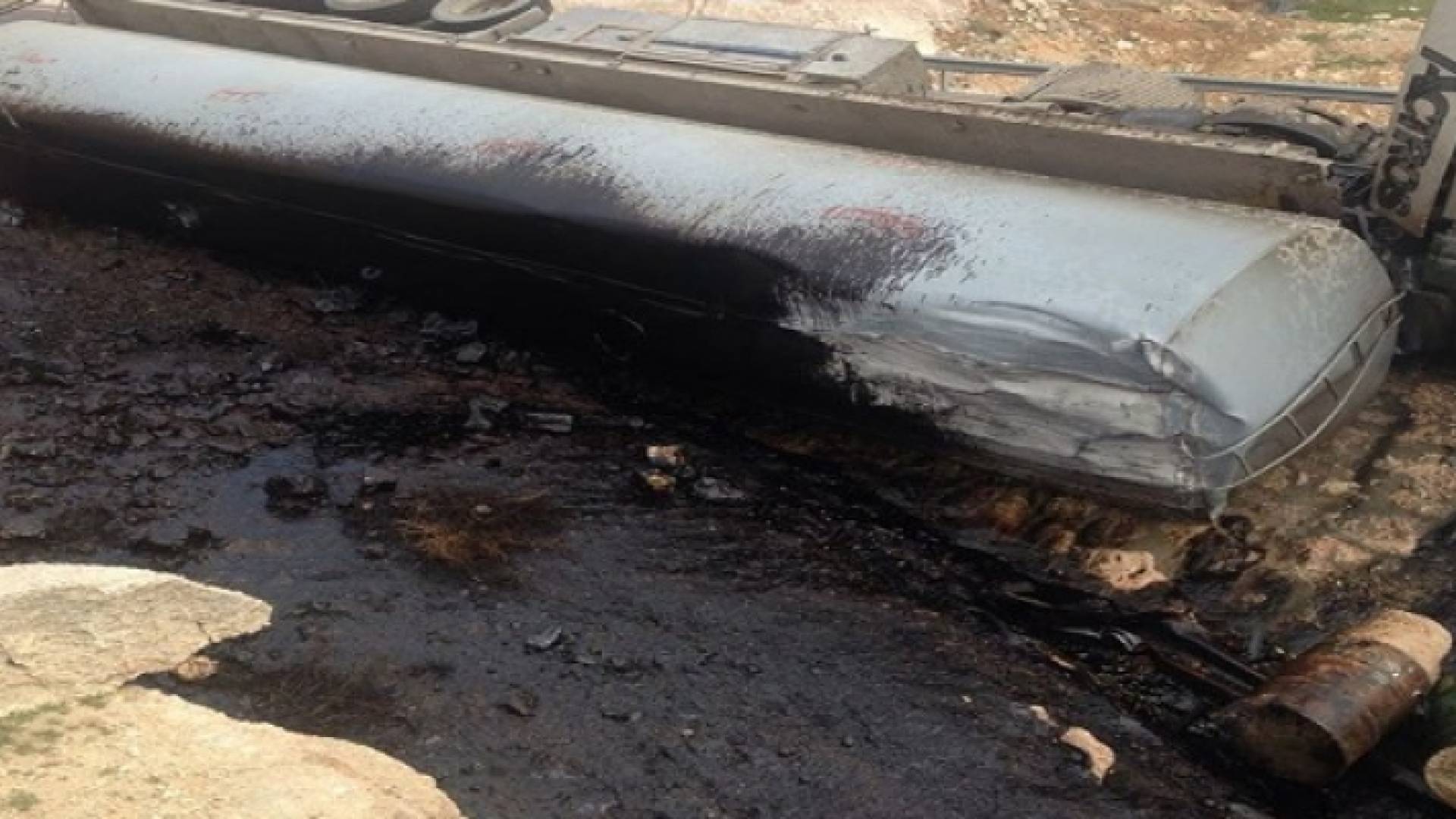 تدهور صهريج وقود على طريق سحاب - ارشيفية