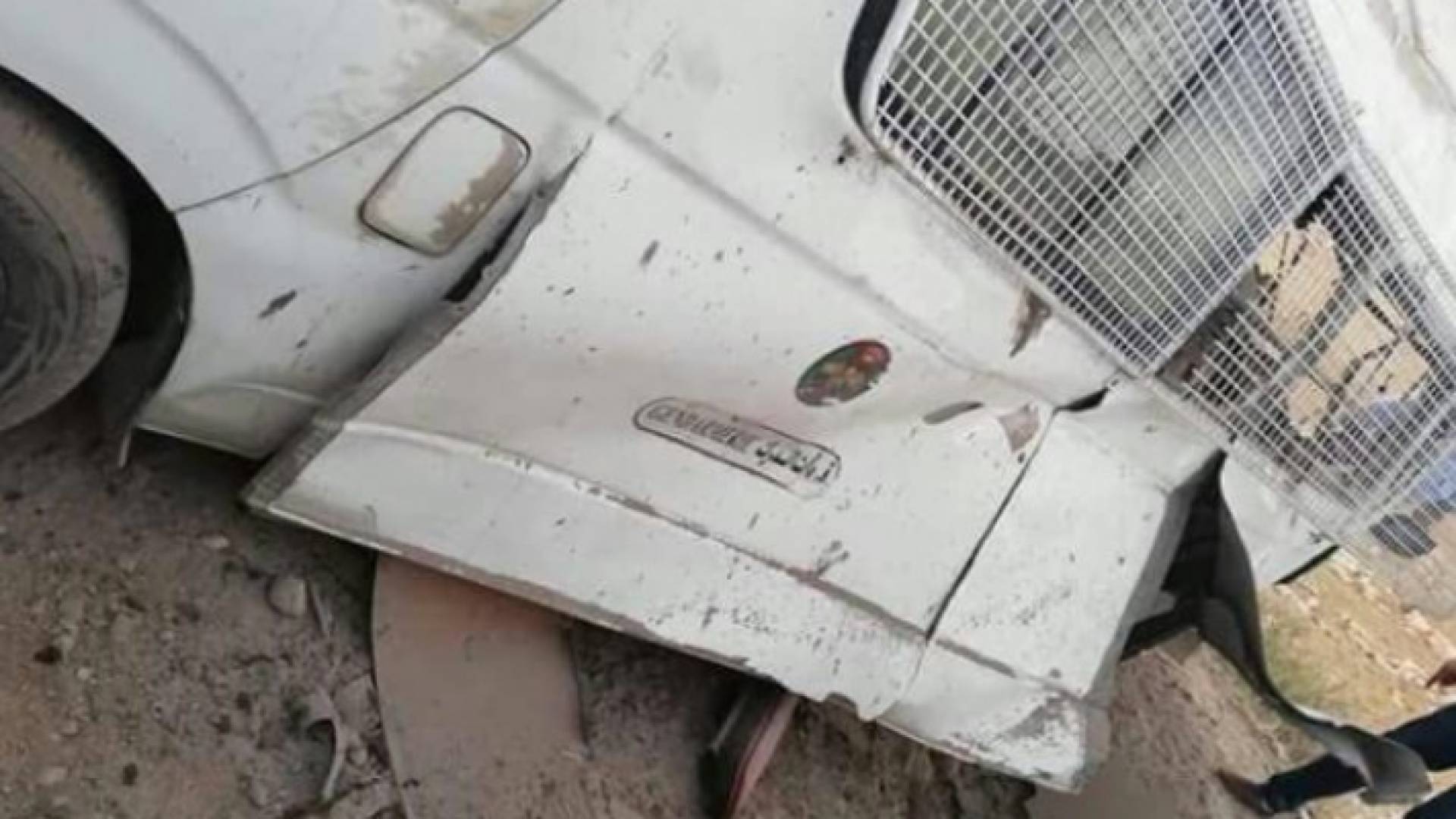 صورة من موقع الجريمة الارهابية