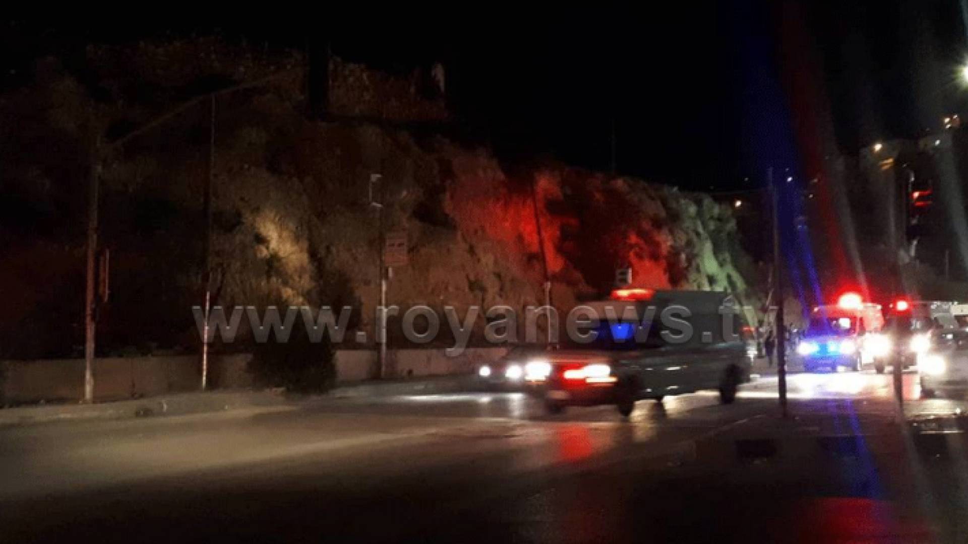 صورة قريبة من موقع المداهمة بالسلط