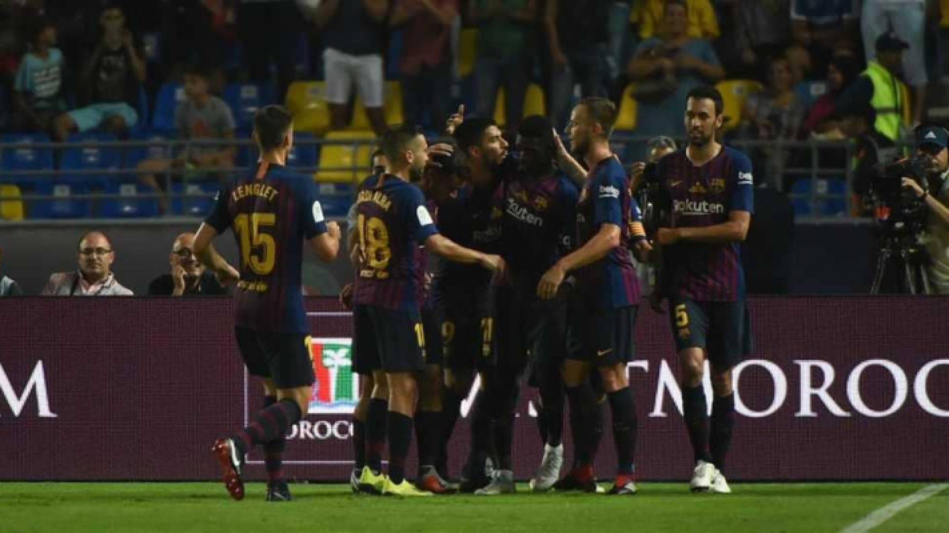 فرحة برشلونية بأول لقب في الموسم الجديد