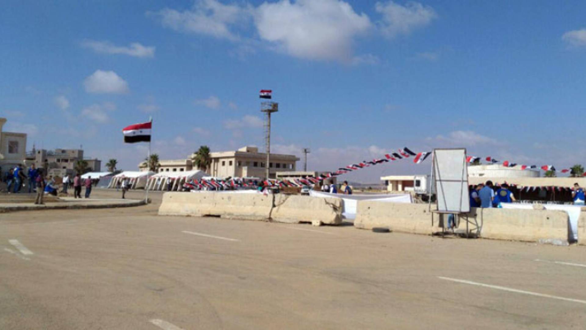 مركز نصيب يستعد لاستقبال السوريين العائدين