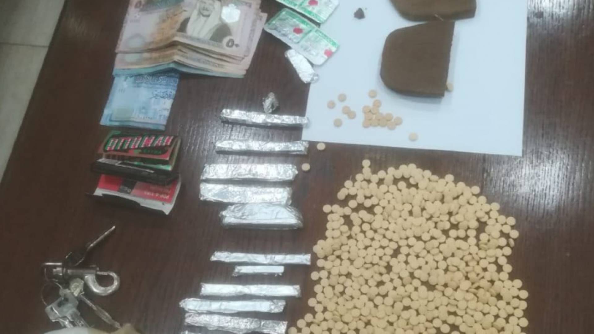 صورة من المضبوطات