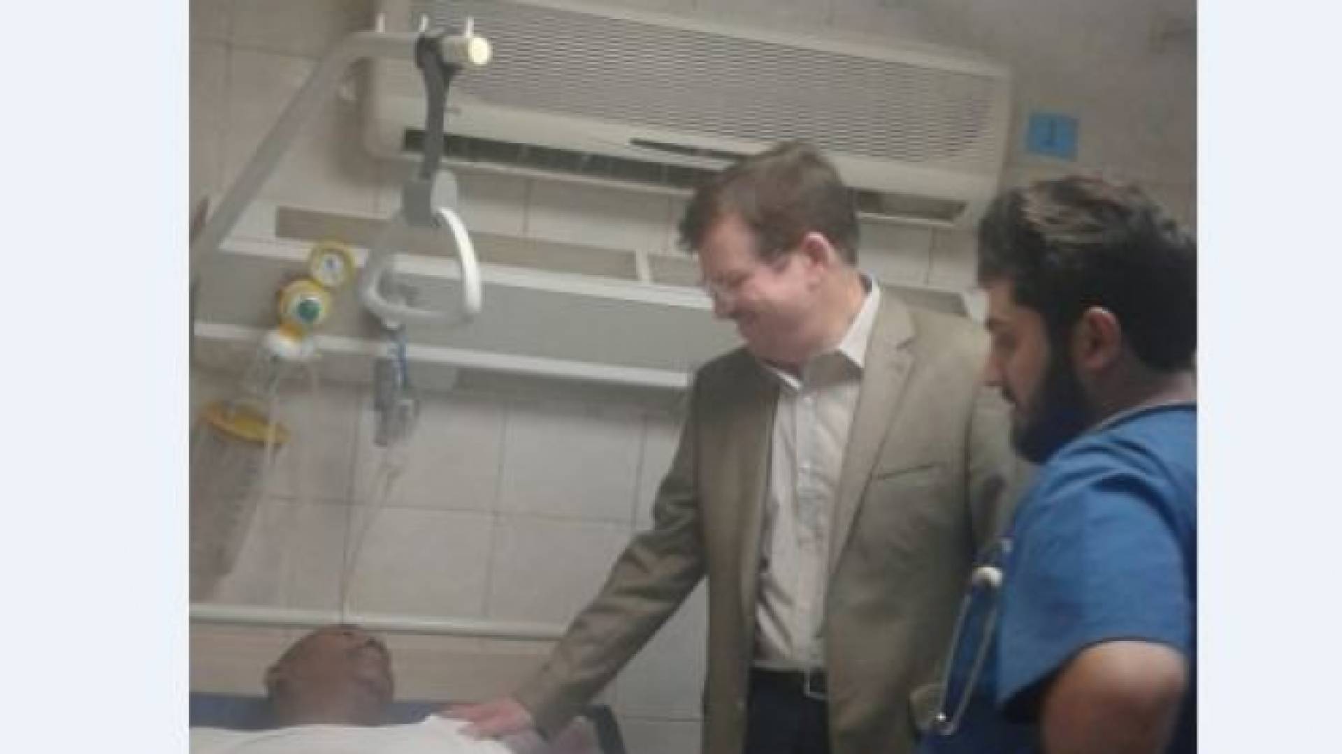 الشياب خلال احدى الجولات الميدانية