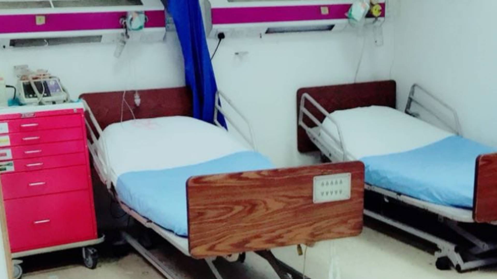 الأسرة في مستشفى البشير