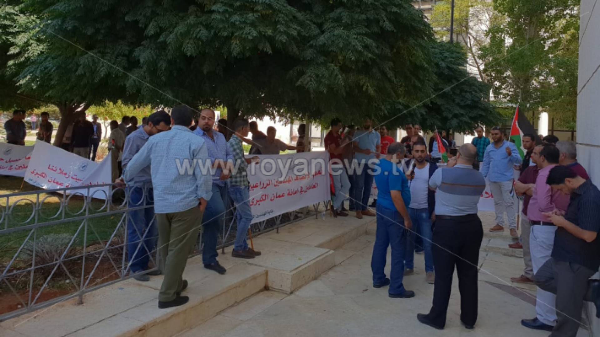 جانب من الاعتصام