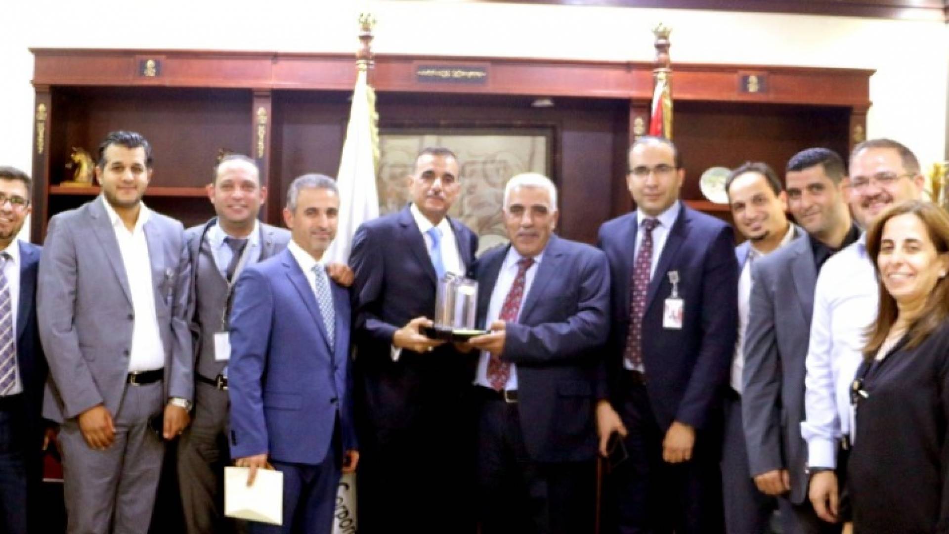 الضمان تحصل على المركز الأول بجائزة الملك عبد الله الثاني للتميز