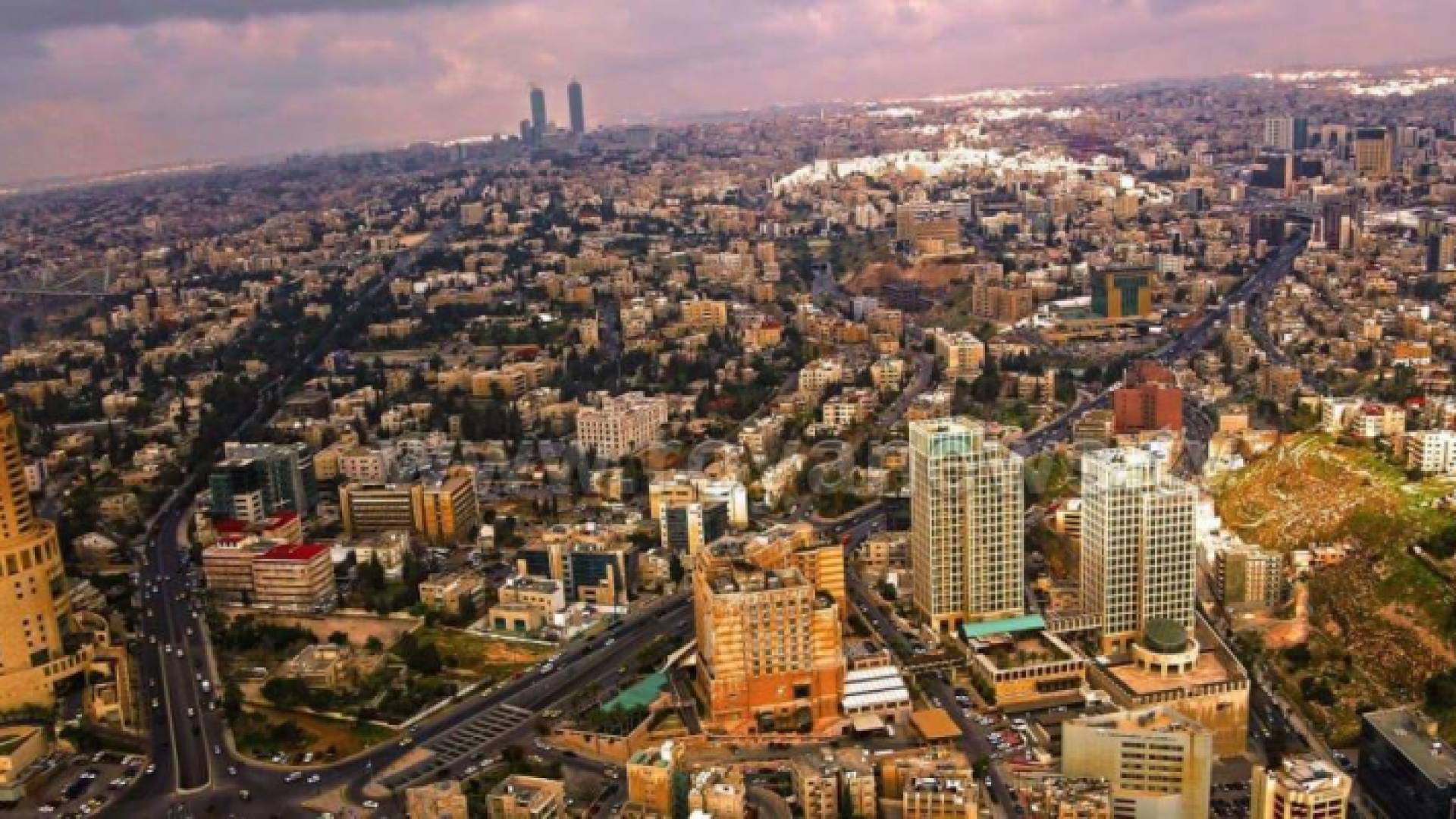 جانب من العاصمة عمان