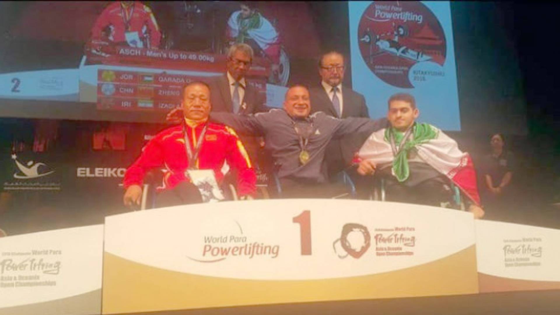 عمر قرادة يتوج يهدي ذهبية للاردن