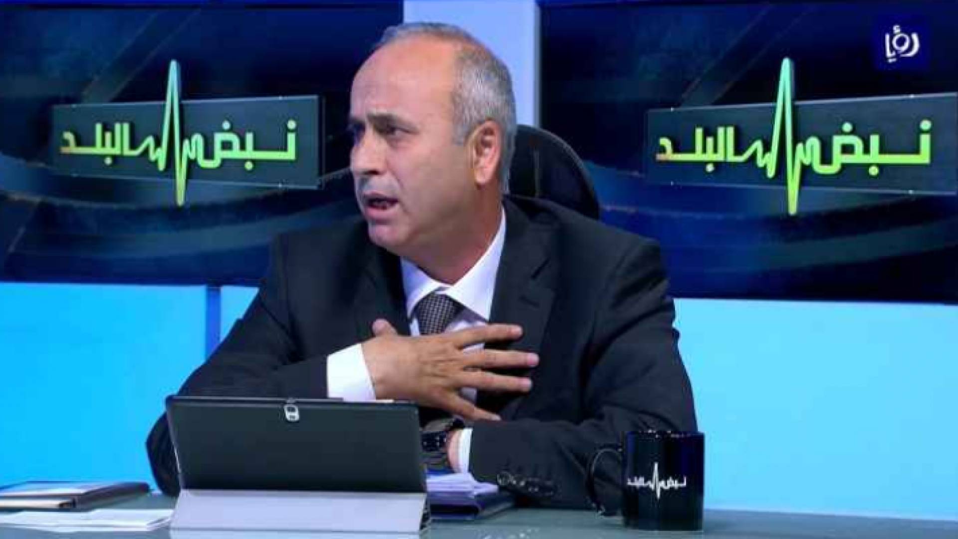 مدير عام دائرة ضريبة الدخل والمبيعات حسام ابو علي خلال استضافته بإحدى حلات نبض البلد