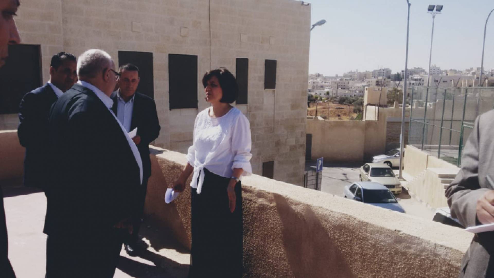 الصورة خلال الزيارة