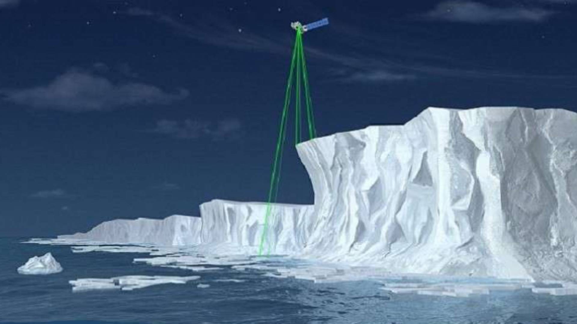 ليزر فضائي بتكلفة مليار دولار لقياس ذوبان جليد الأرض