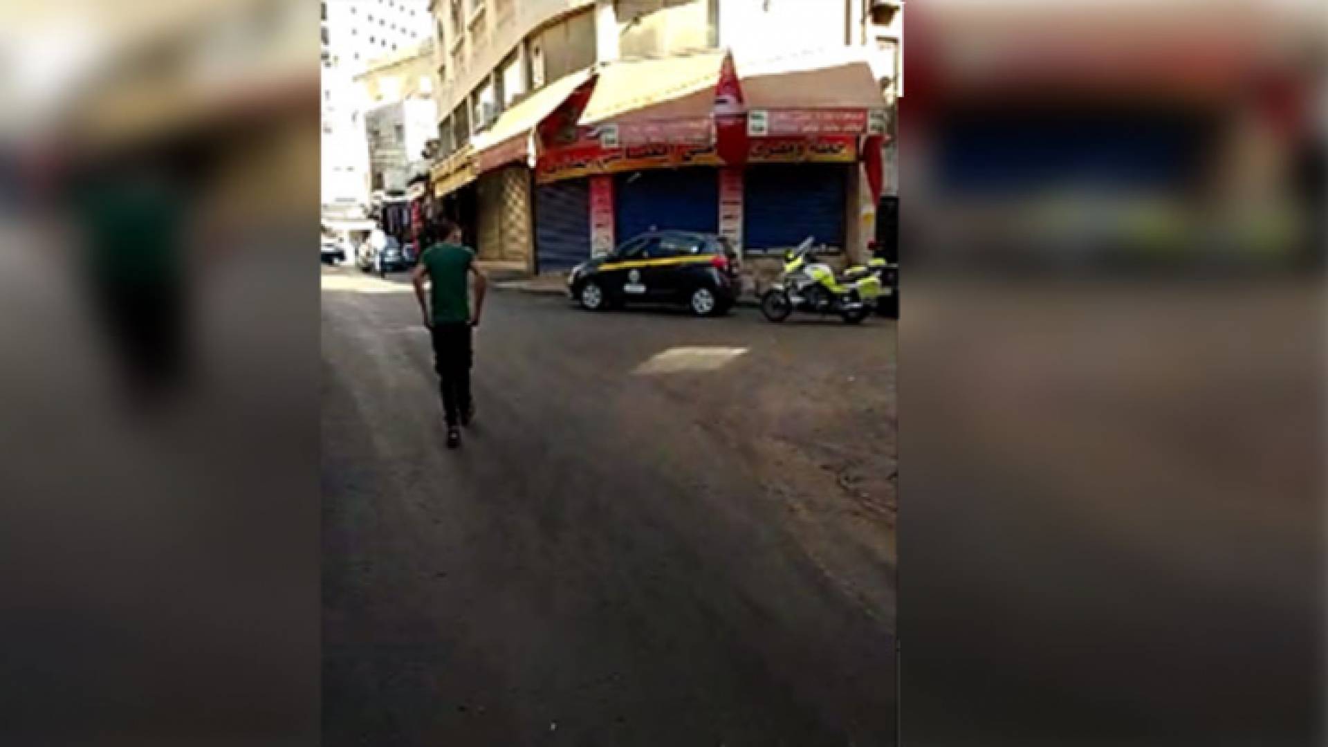 صورة من وسط البلد بعد ازالة البسطات