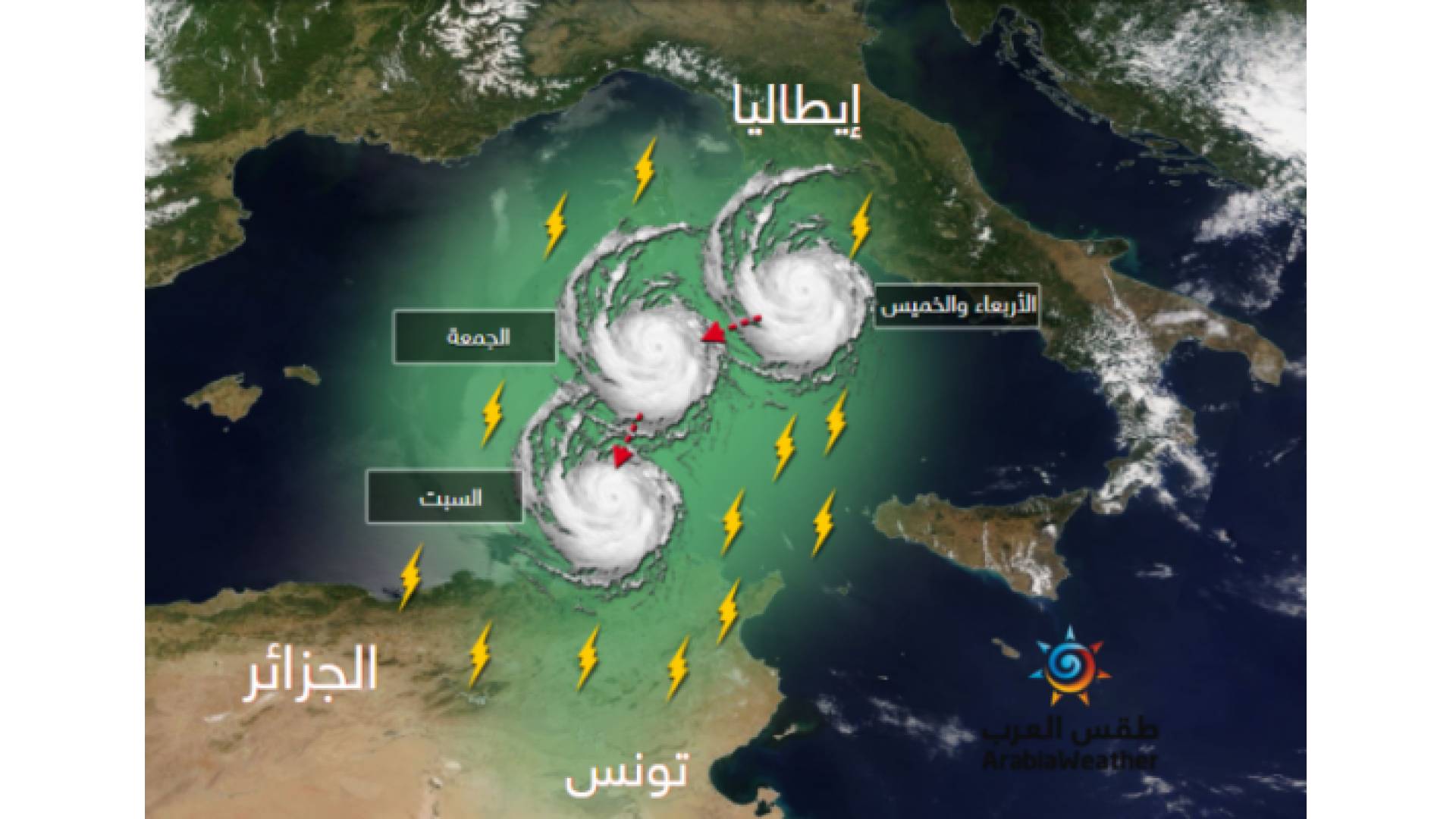 صورة للخرائط الجوية