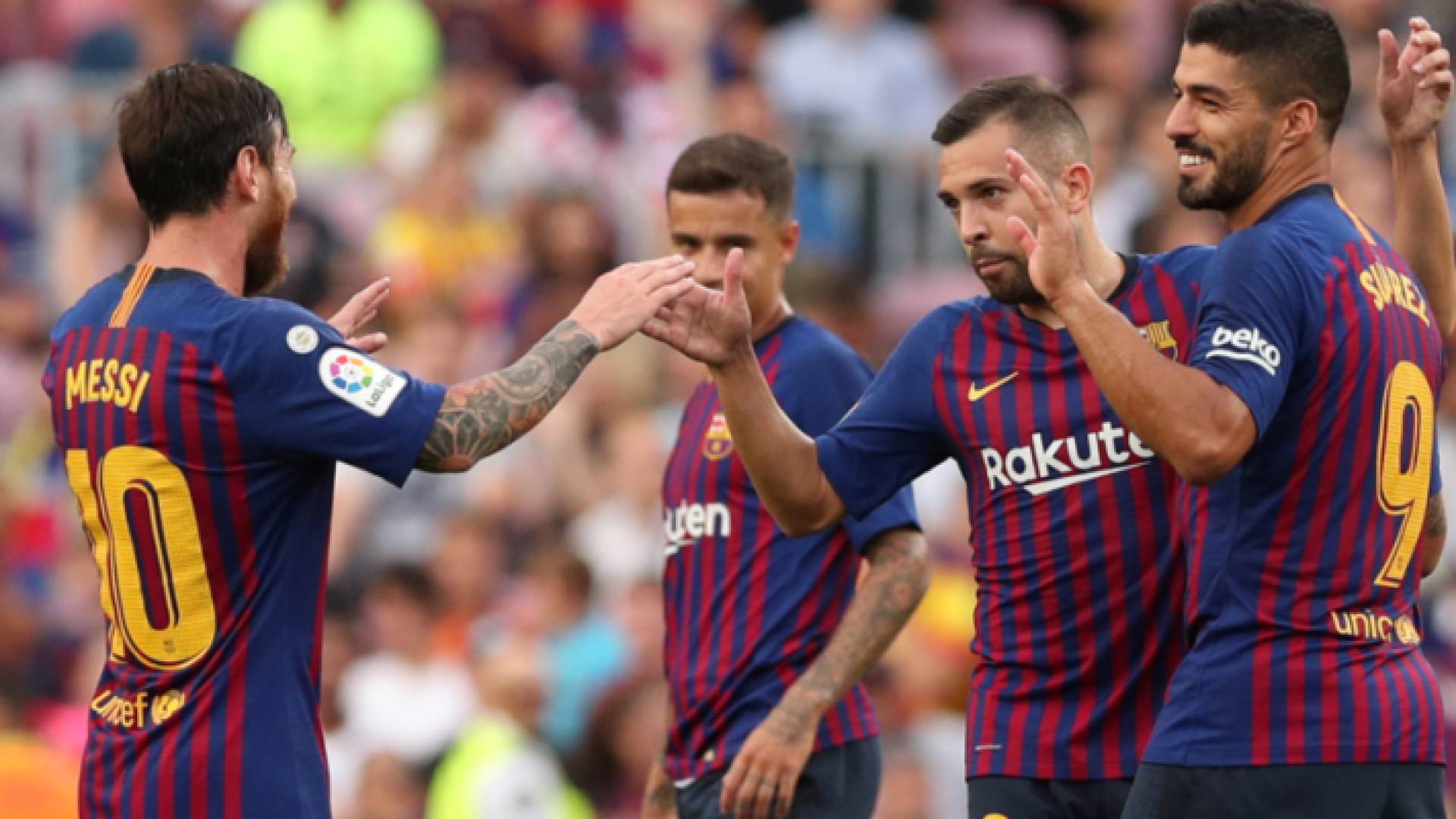 لاعبو برشلونة