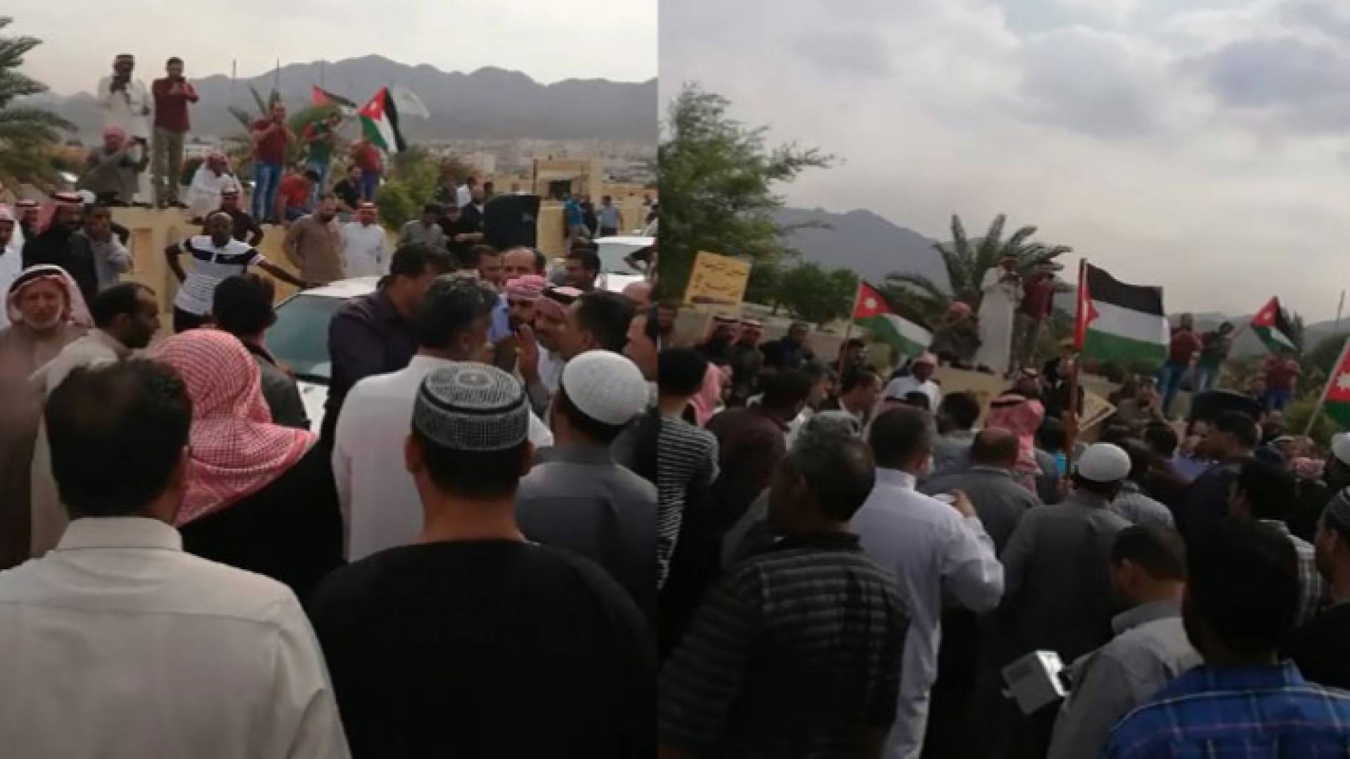 جانب من الاعتصام