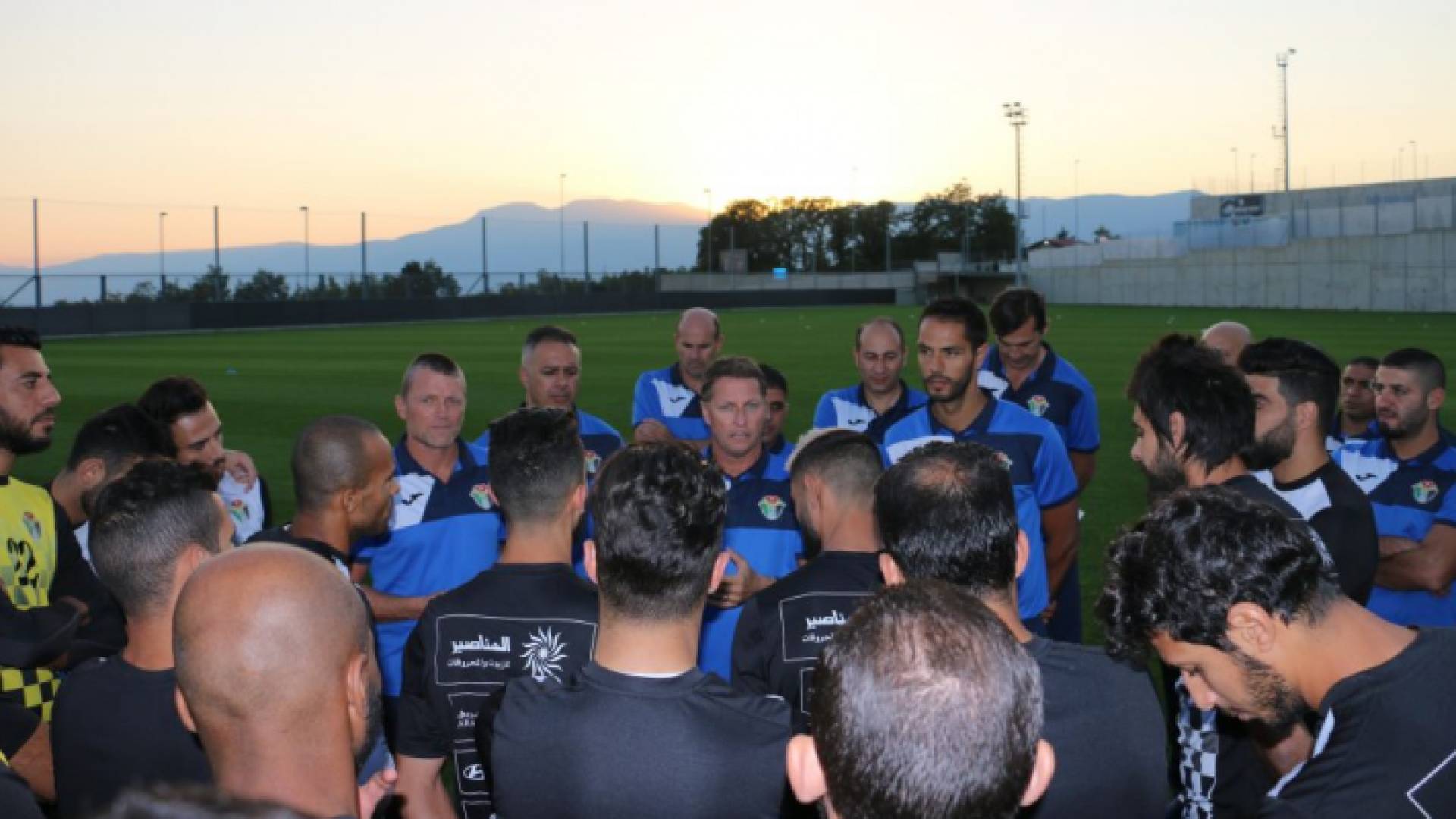 جانب من تدريبات النشامى