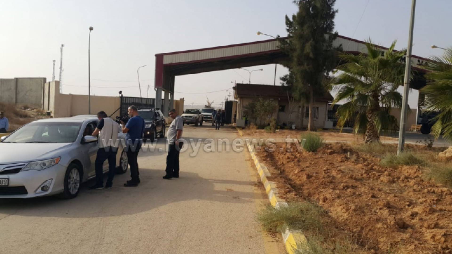 الصورة من افتتاح المعبر