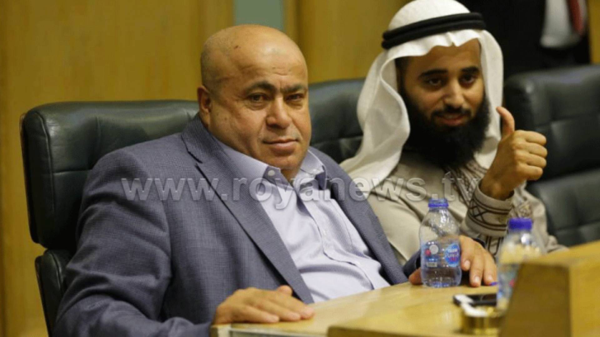 النائب خليل عطية بجانبه النائب محمد الر ياطي - ارشيفية