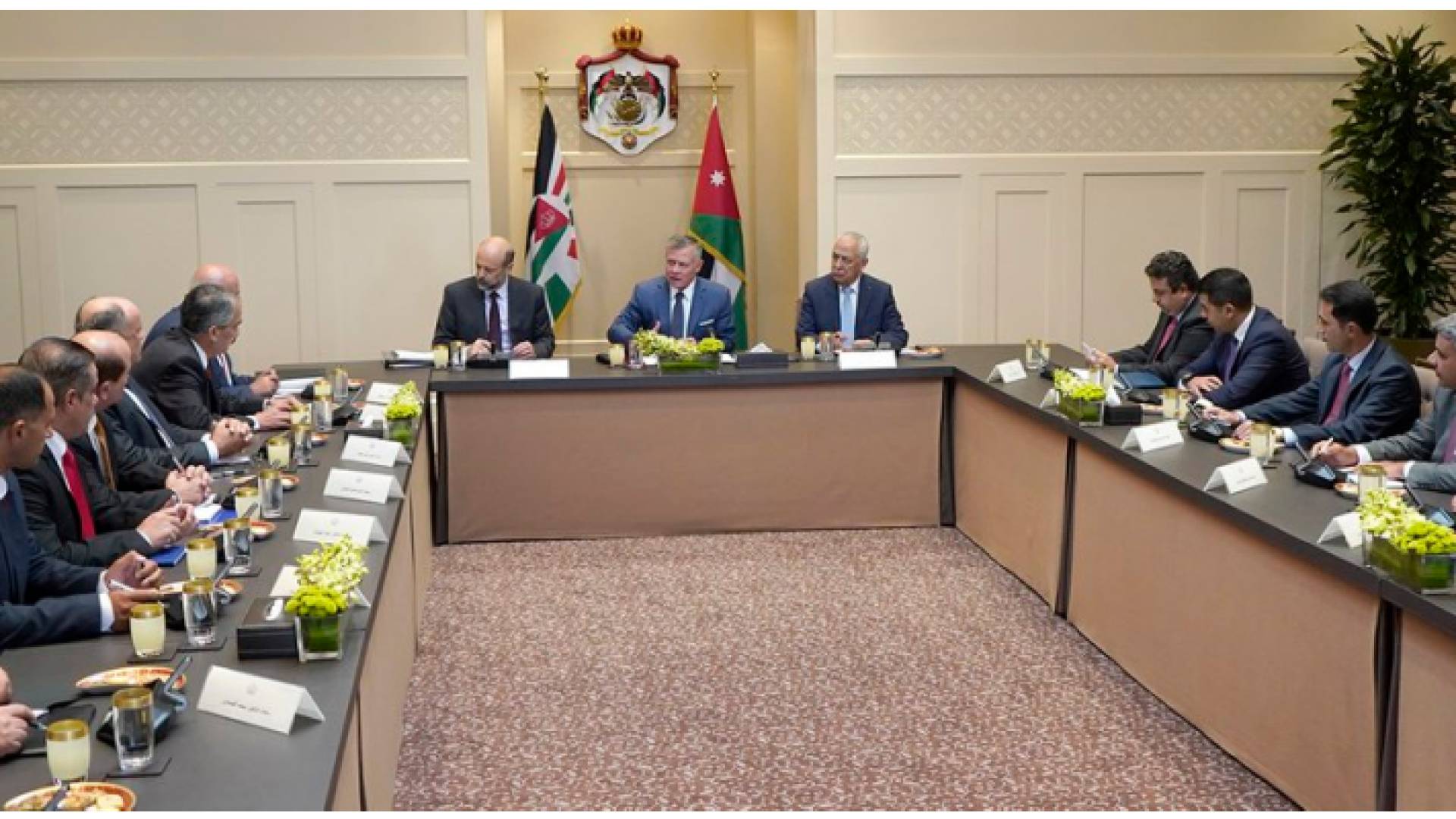 الملك يلتقي رؤساء مجالس المحافظات