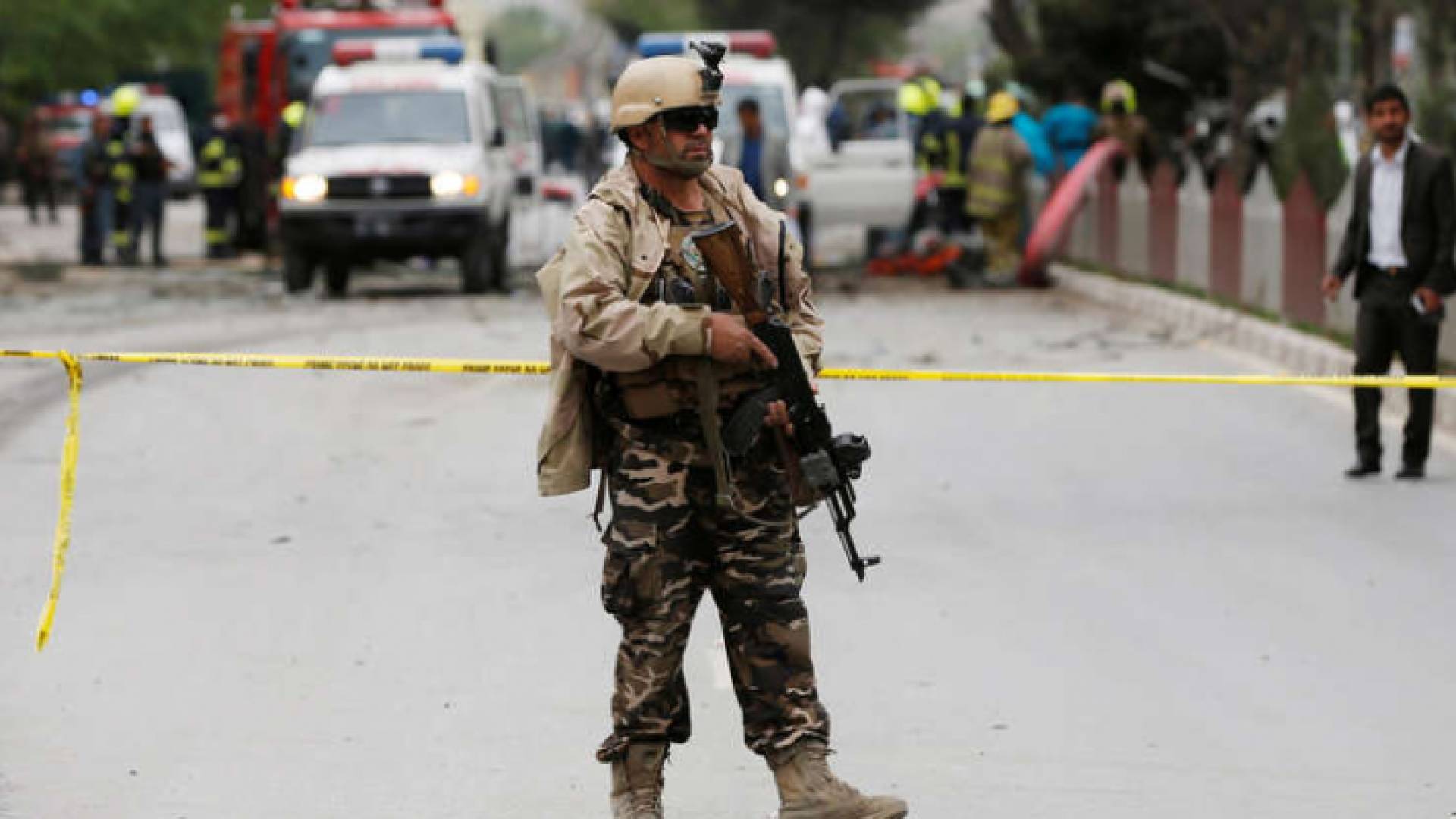 موقع تفجير في أفغانستان - صورة أرشيفية