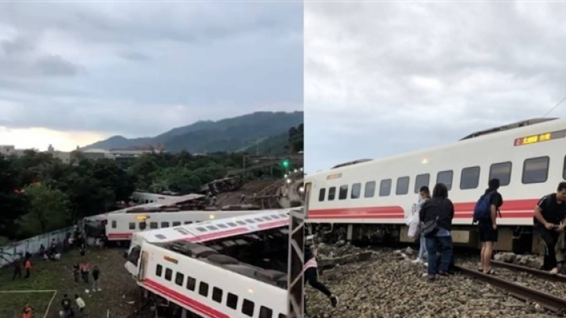 انقلاب قطار في تايوان - ارشيفية