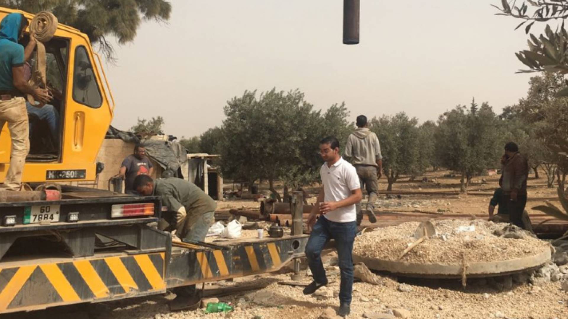 تم ضبط بئرين مخالفين إحداها في منطقة الرمثا